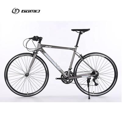 China 14kg GOMID Simulated Carbon Fiber Road Bike Hybrid Roadbike Alloy Road Custom Bicycle for sale