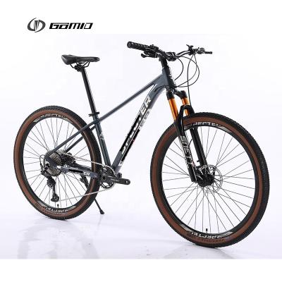 China Aluminium Alloy Hollow Crankset Bicycle with SHIMANO Hydraulic Brake and Wire-controlled Air Lockable Fork for sale