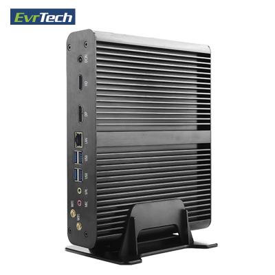 China Newest win10 Fanless Mini PC with i7-10510U/i7-10710U 10th Generation Desktop Computer UHD Graphics Support 32G RAM No Monitor for sale