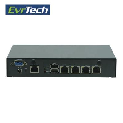 China Cheap Pfsense J1900 Linux Fanless Firewall Server Mini PC With 4 Ethernet Port M525V for sale