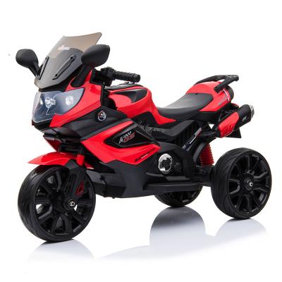 China Ride On Toy Hot Plastic Material Three Gig Wheels Kids Ride On Motorcycle Electric Bike for sale