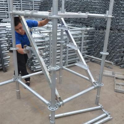 China Modern scaffold masons q235 painted hot dipped galvanized steel scaffolding ringlock for construction for sale