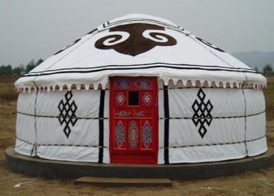 China 5 Person Mongolian Yurt-Zelt/Segeltuch Yurt-Zelt mit drei Schicht-Verpackungs-Stoff zu verkaufen