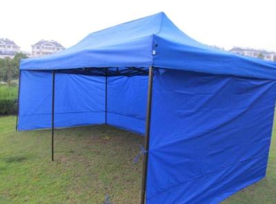 China Feuerfestes Polyester knallen oben Gazebo-Zelt-halb- Wand-Seite mit PVC Windows zu verkaufen