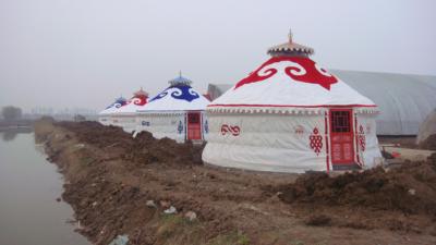 Cina Raffreddi il bene durevole gonfiabile della tenda di Yurt del mongolian della cupola con peso sopportabile 200kg in vendita