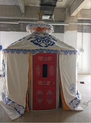 Cina Mongolian di lusso antivento Yurt con la coperta di isolamento dentro decorativo in vendita