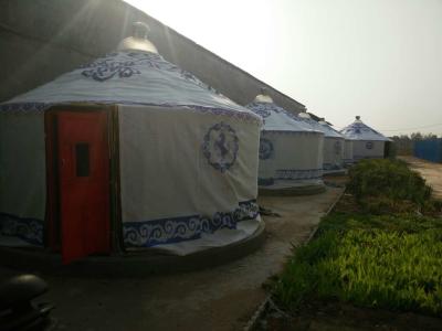 Cina Tenda a forma di di Yurt del mongolian del cerchio con il verme - impedendo il bambù scatta il materiale in vendita