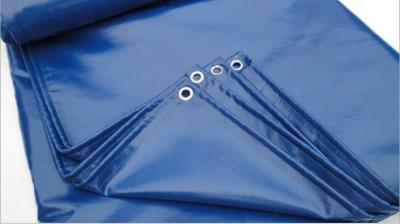 China Heavy Duty PVC Clear Vinyl Tarps , PVC Vinyl Tarpaulin With Eyelets for sale