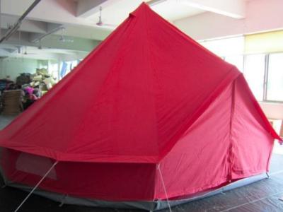 China Rode Kleur 5m de Tent van de Canvasklok met 4 Vensters/Vuurvaste Luchtopeningen Te koop