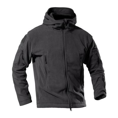 China Outdoor Sports Breathable Warm Comfortable Mountaineering Fleece Hooded Thermal Jacket for sale