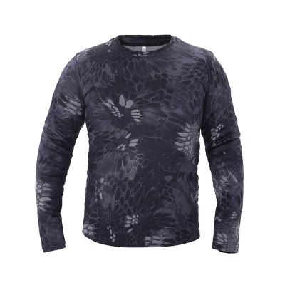 China 2021 Long Sleeve Camouflage Breathable Popular Shirt Sweat-absorbent Quick Dry Comfortable T-Shirt for sale