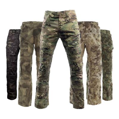 China Breathable Custom Design Camouflage Hunting Pants Men's Casual Pants Army Tactical Breeches Military for sale