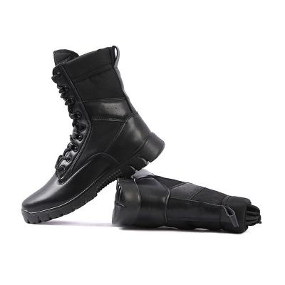 China CUSHIONING winter adult light weight waterproof high top military boots hiking boots camping training tactics for sale