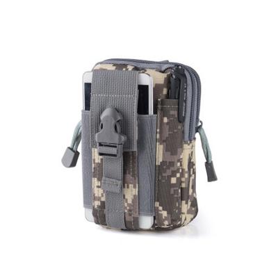 China Waterproof Mobile Phone Outdoor Multifunctional Tactical Newspaper Wallet Belt Pouch Bag Shoulder Bag for sale