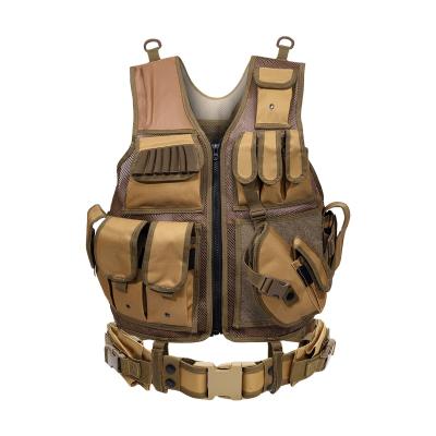 China Adjustable CS Training Airsoft Vests Armor Vests Mens Hunting Army Armor Outdoor Waterproof Tactical Military Combat Vest for sale