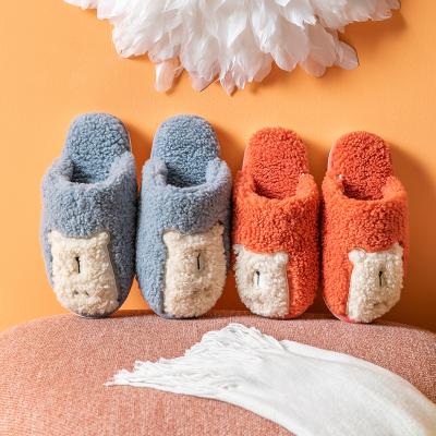 China 2021 New Fashion Trend Factory Price Hot Selling Cheap Comfortable Flat Bear Cute Slippers For Women Shoes for sale