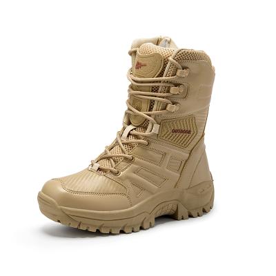 China 2021 New Wholesale Cheap Wholesale Winter Waterproof Military Flat Men's Wearable Boots for sale