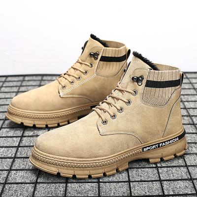 China Cheap fashion trend wholesale hot sale 2021 new 2021 new fashion winter comfortable warm casual shoes for men boots for sale