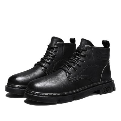 China 2021 new fashion hot sale fashion trend winter fashion casual shoes men's boots comfortable wholesale cheap leather wearable for sale