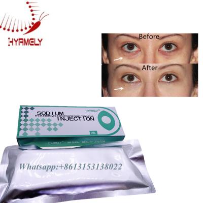 China Kreis-Hyaluronsäure-langlebiges Haut Hyamely Panda Needle Under Eye Dark zu verkaufen