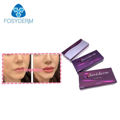 China Inyección ácida hialurónica ligada cruz cutánea de los llenadores del labio de Juvederm 2*1ml para antienvejecedor en venta