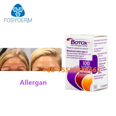 China 100 eenheden Botulinum Toxin Allergan Wegnemen Gezichtsrimpels Injectie Botox Type A Te koop