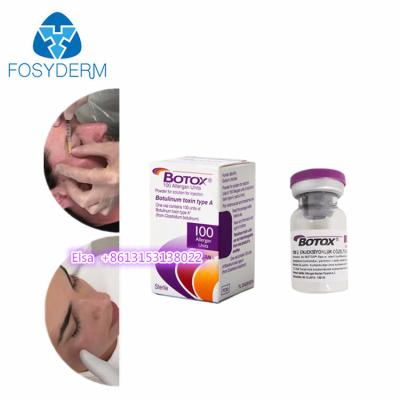 China Allergan Botox Toxina Botulínica 100 UI inyección de Botox Dysport 500 antiarrugas en venta