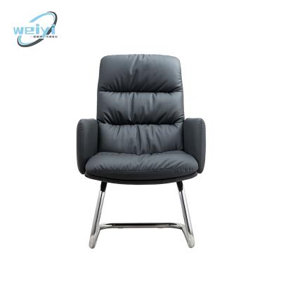 China Other New Design Cheap Price Metal Frame Leather Meeting Chair Modern Fixed Boss Boss Executive Director Chair for sale