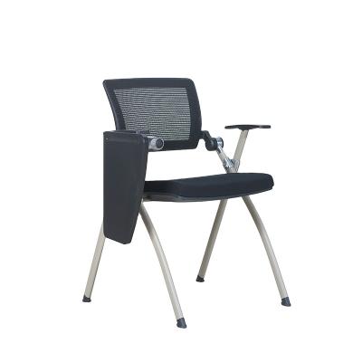 China Factory Folding Conference Student Training Chair Meeting 2023 Foldable Chair With Writing Tablet for sale