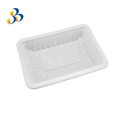 China PP factory direct supply packing box supermarket fresh meat old fresh tray lock box pp plastic box fresh air-conditioned spot for sale