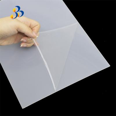 China Eco-friendly manufacture directly provides PP single or double side transparent PE film with large quantity and affordable price for sale