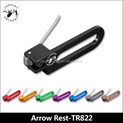 China Topoint Recurve TIR Archery Rest TR822 ,CNC Bow Magnet Arrow Machining for sale