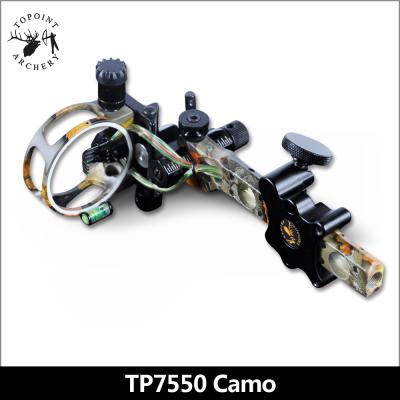 China Hunting Topoint Archery, 5 Pin Bow Sights, TP7550, Micro Adjust, Detachable Bracket, 5 Colors Can Be Chosen for sale