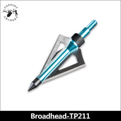 China Topoint Archery Broadheads TP211-100 3 Hunting Fixed Blades 100gr for sale