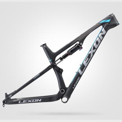 China Mountain Bikes LEXON 29er Full Suspension CROSS COUNTRY XC Bike MTB Carbon 148*12 Boost Bicicletas Trail Frame Mountain Bicycle Frame for sale