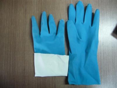 China flocklined rubber household latex gloves for sale