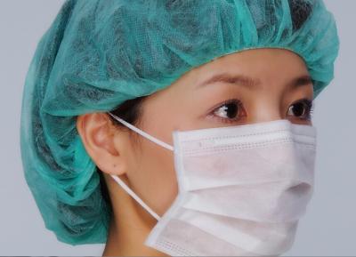 China 2-ply facemask with tie medical disposable products china disposable nonwoven meidcal mask for sale