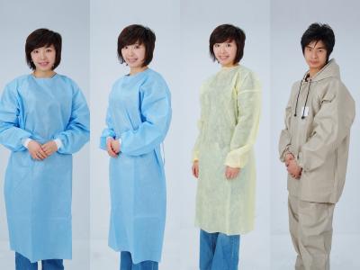 China surgical gown  for hospital  doctors for sale