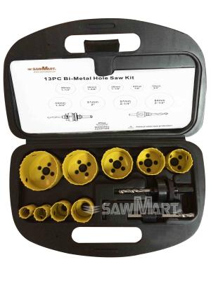 China M42 HSS Bi-metal Hole Saw Set(13-Piece) best price with best quality for sale