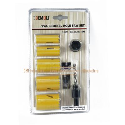 China 7PC Bi-Metal Hole Saw Set,Power Tools,Drill Bits for sale