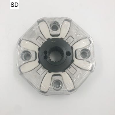 China Building Material Shops Excavator Coupling Assembly With 130H+17T No.50 Construction Machinery Hydraulic Pump Coupling Spline for sale