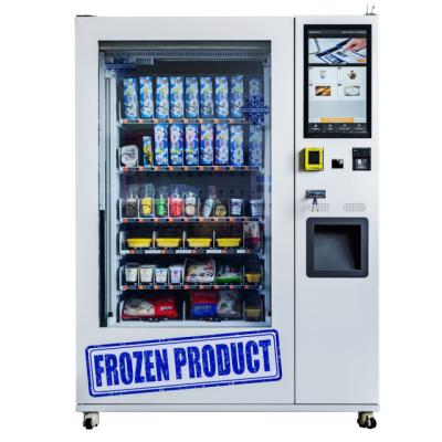 China High-effiency OEM/ODM Large Capacity Automatic Freezer Frozen Food Ice Cream Vending Machine with Lift System for sale