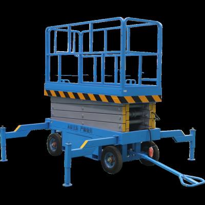 China Hotels Mobile Hydraulic Self Propelled Scissor Lift For High Altitude Operations for sale