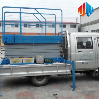 China L Hydraulic Driving Self Propelled Hydraulic Power Scissor Lift / Sky Climber For Cherry Picker 2100*900mm for sale