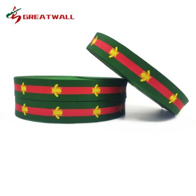 China Best Selling High Tenacity Products OEM Logo Printed Sling Making Machine Strap Polyester Webbing 70mm for sale