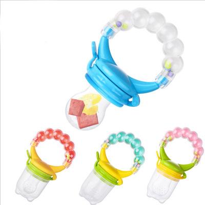 China High Quality BPA Free Baby Snaps Pacifier Feeding Fresh Vegetable Bite Bag Fruit Feeder Silicone Nipple Teat for sale