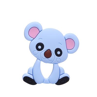 China Soft Toy Newborn Silicone Teether Toy Gift Set Eco-Friendly Safety Cute Little Koala Shape Baby Mordedor Teether for sale