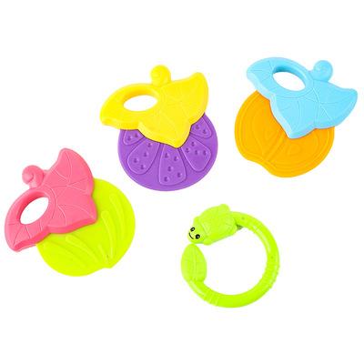 China Safe Silicone Soft Teether Toy Fruits Vegetables Baby Teether Toy Baby Chewable Molar Teether BPA Free for sale