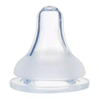 China Eco-Friendly Pacifier Matte Transparent Food Feeder Product Baby BPA Milk Bottle Silicone Free Portable Nipple Nipple Teat for sale