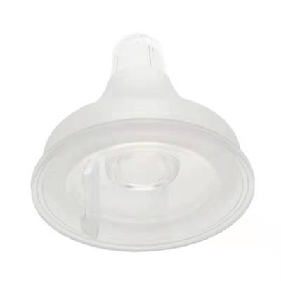 China BPA Free Baby Pacifier Wide Nipple With Straw Matte Transparent Bottle Nipple Silicone Teats Portable Pacifier Chupete for sale